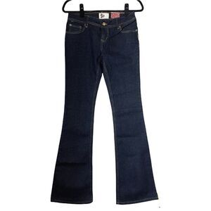 SO‎ Vintage Y2K Flare Medium Wash High Rise Jeans Womens Junior Size 3 Long
